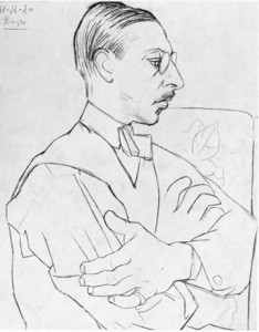 Stravinsky drawn by Picasso!